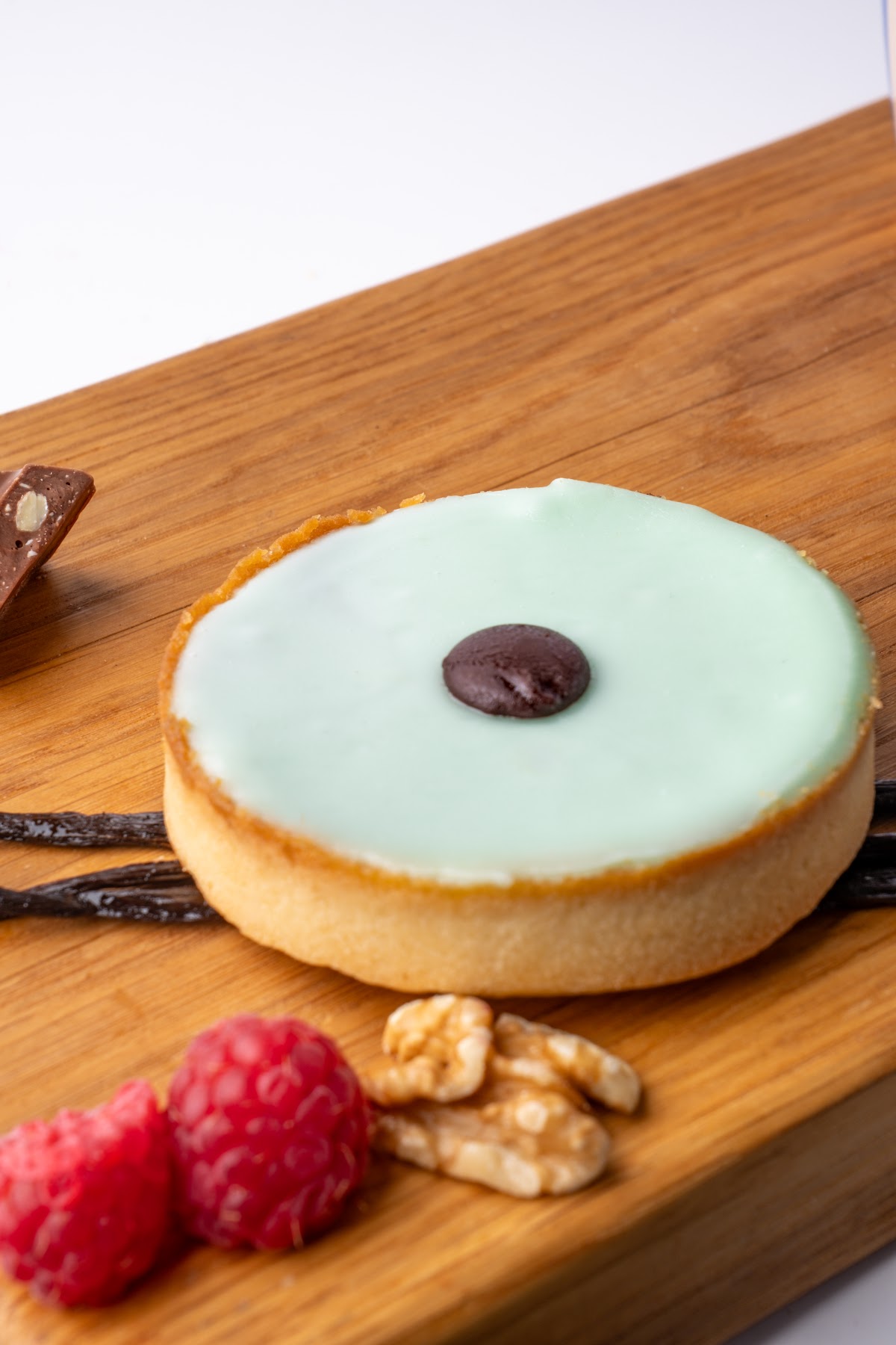 Tartelette pistache framboise