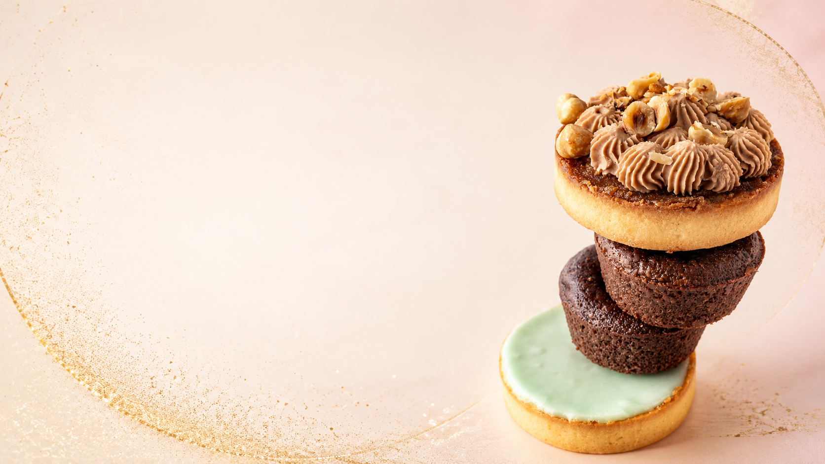 Tartelettes empilées L'Alchi Pâtissière